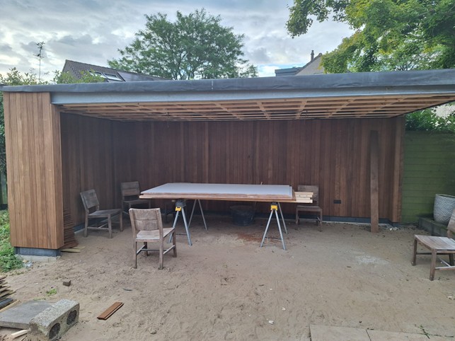 Gebouwde veranda